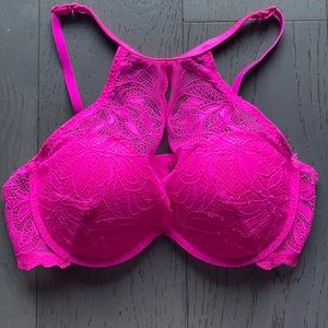 Hot Pink Halter Top Bra